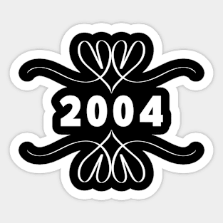 birthday in 2004 Sticker